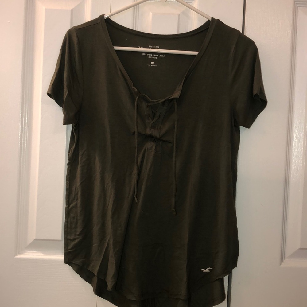 Lace up top